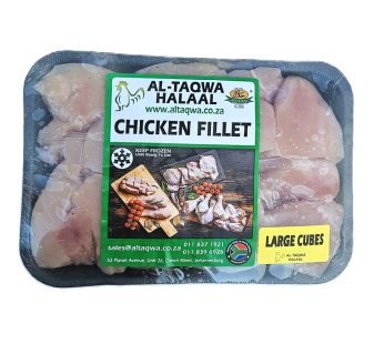 CHICKEN FILLETS       (large cubes)