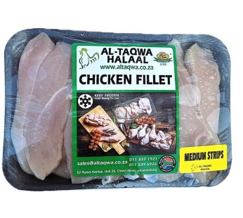 CHICKEN FILLETS       (medium strips)